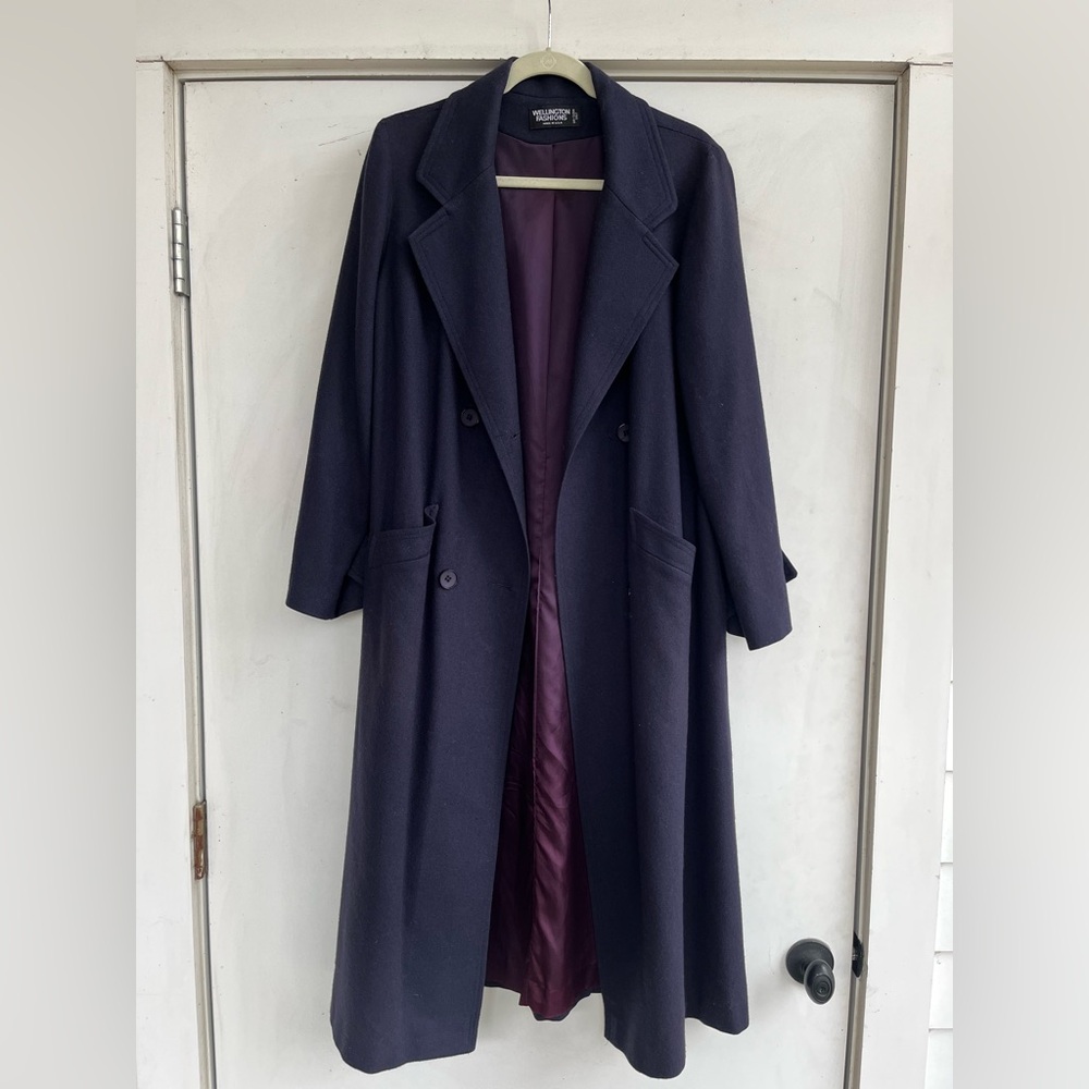 100% Wool Navy Pea Coat